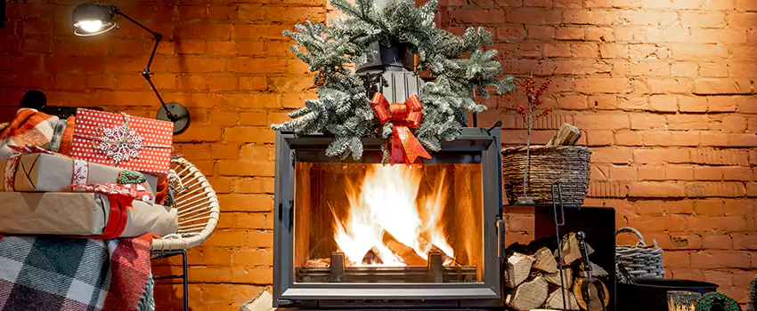 Travis Industries Linear Gas Fireplace Installation in West Mifflin, Pennsylvania