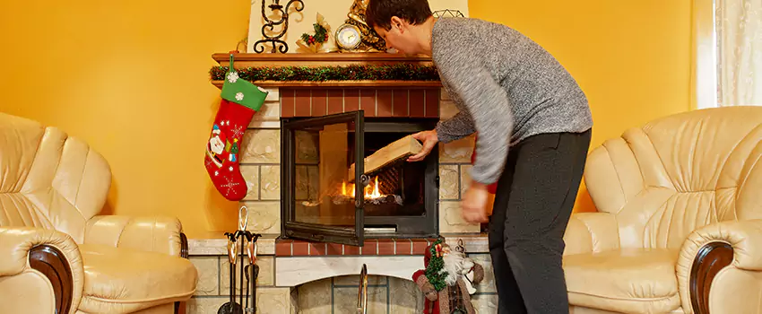 Rusted Metal Fireplace Restoration in West Mifflin, Pennsylvania